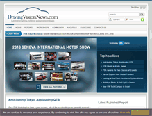 Tablet Screenshot of drivingvisionnews.com